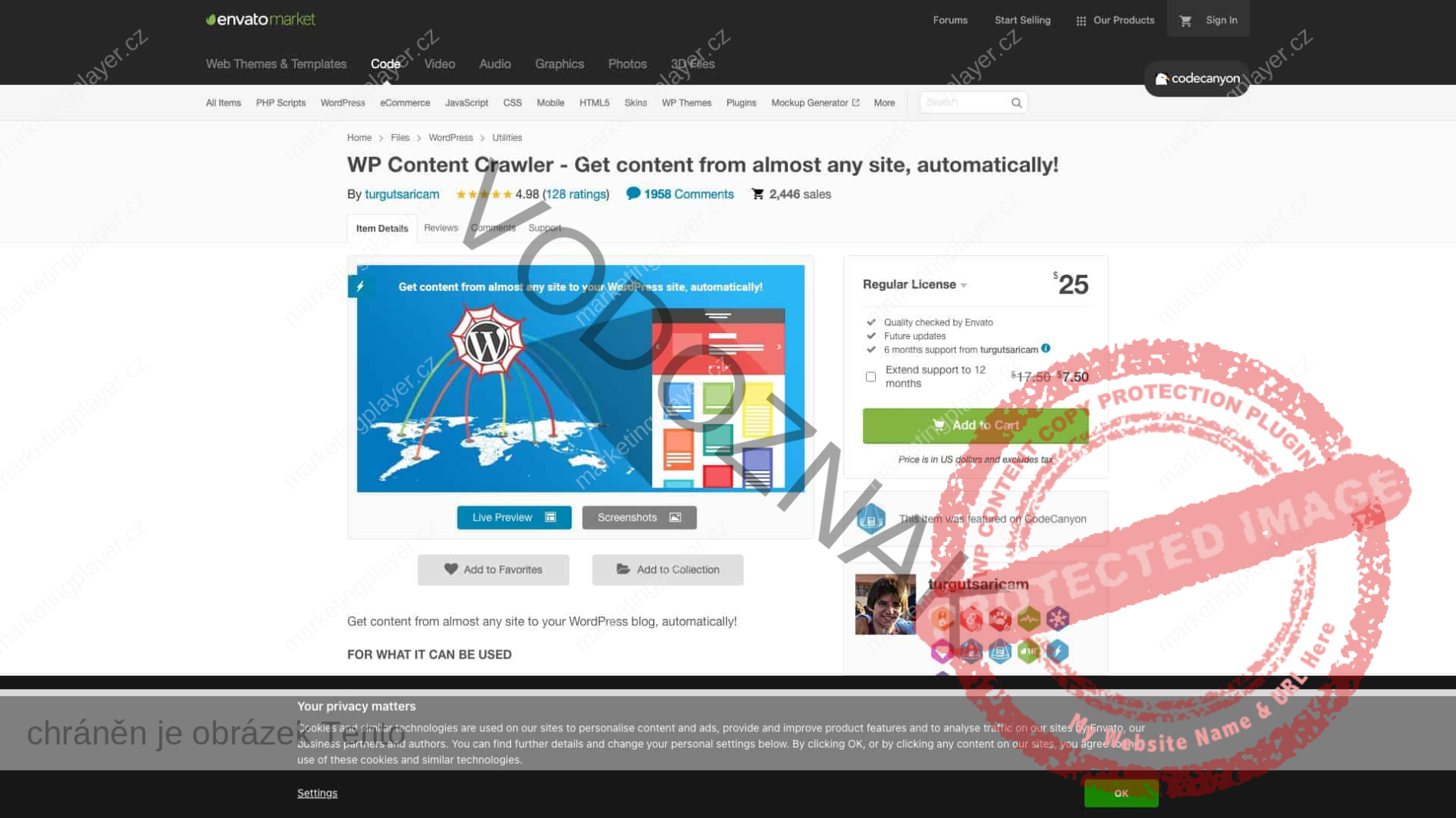 codecanyon net item wp content crawler get content from almost any site automatically 15983018 16476